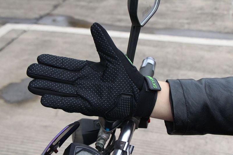 Rękawiczki wyścigowe z pełnymi palcami do jazdy terenowej, motocyklowej, rowerowej, wiosenno-letniej, jesienno-zimowej_voghion.com
