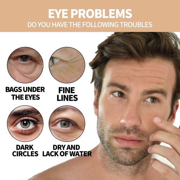 East Moon Men's Hydrating Energizing Eye Roller Firming And Lifting To Reduce Fine Lines And Dark Circles Under Eye Bags_voghion.com