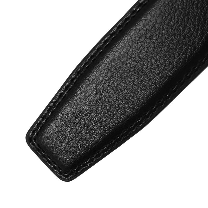 HOT Men's 100% Pure Cowhide Belts No Buckle Men Male Genuine Leather Belt with Holes High Quality 3.5cm_voghion.com