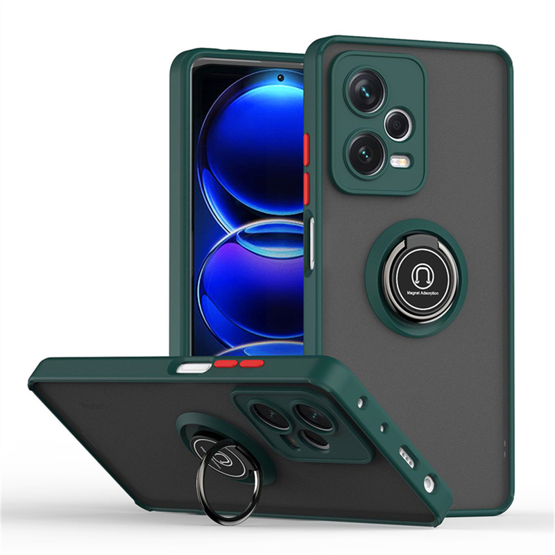 Magnetisk biltaske til Xiaomi Redmi Note 12 11 12s 10s 10 9 8 Pro 10C 12C Ringholdercover til Redmi Note 12 Pro Plus 5G_voghion.com