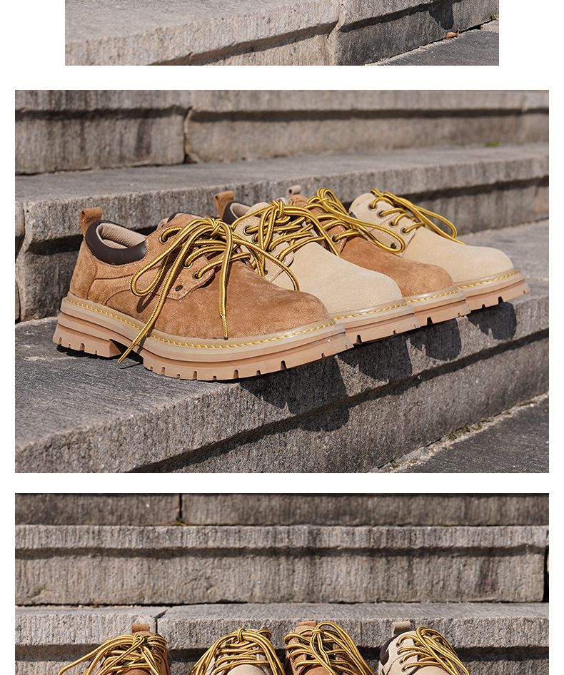 Low-Top Herrenschuhe Retro Big-Head Schuhe Werkzeugschuhe Martin Schuhe_voghion.com