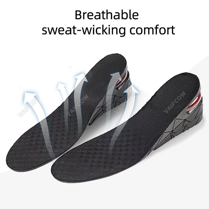 1 paire de semelles intérieures invisibles de 3 à 9 cm, coussinets réglables en hauteur pour talons de chaussures, inserts de soutien plus hauts, absorbants_voghion.com