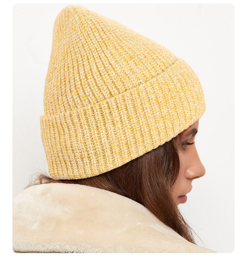 Xietu Cappello lavorato a maglia caldo in velluto artico sciolto e versatile alla moda coreana autunno/inverno da donna_voghion.com