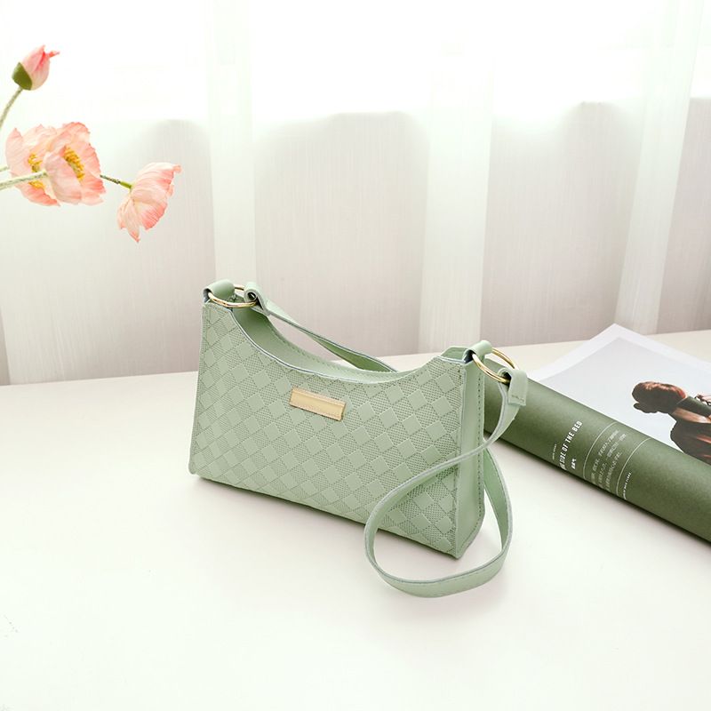 Borsa a tracolla minimalista da donna - Borsa sottile da portare sottobraccio con tracolla staccabile (ufficio e appuntamenti)_voghion.com