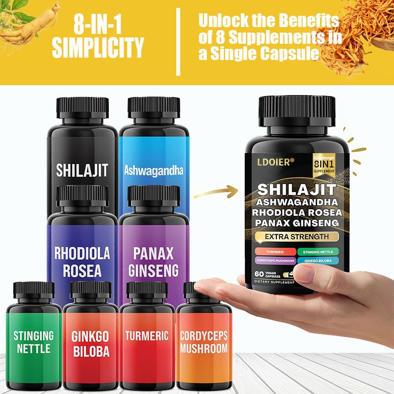 In Stock Exclusive TK Cross-Border Hot Sale Shilajit Nutritional Supplement Capsules Directly From Source Support OEM_voghion.com