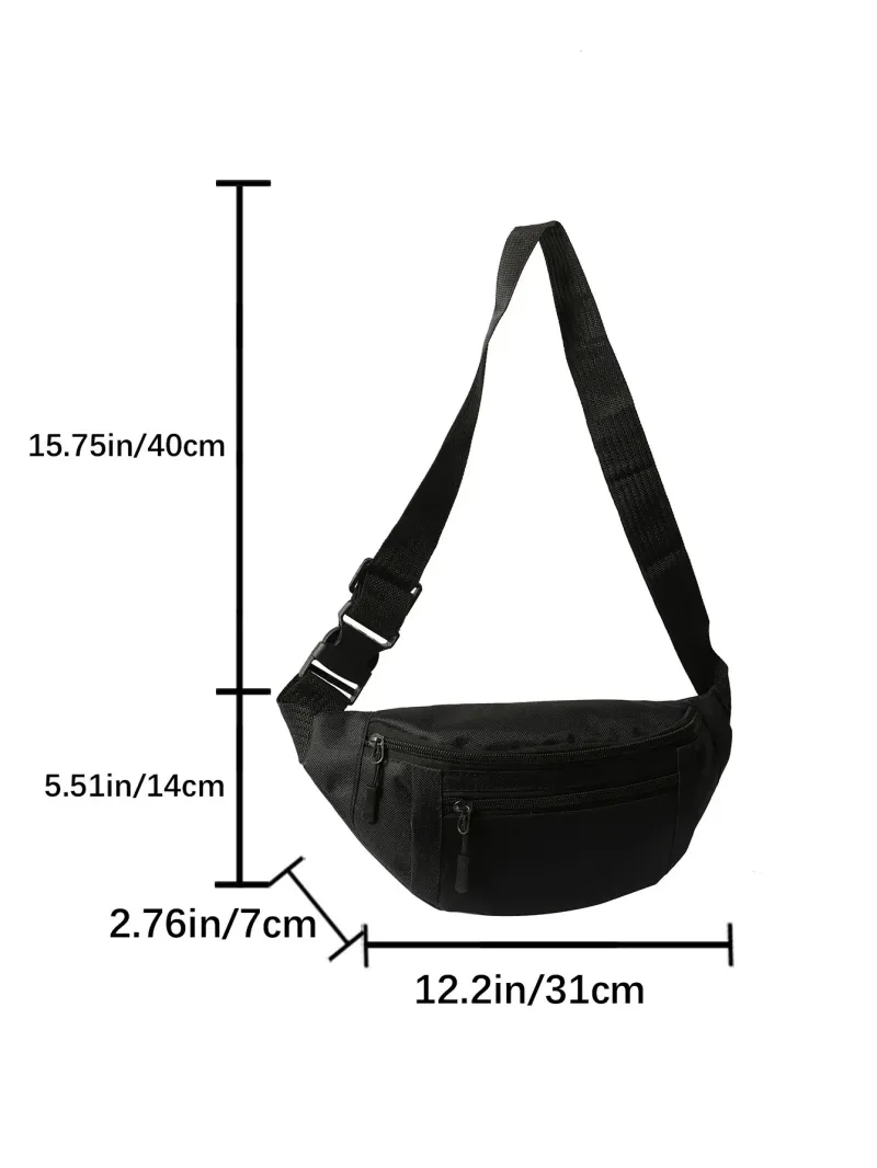 Marsupio a tracolla, borsa a tracolla, cintura toracica, borsa a tracolla, marsupio, versatile, per tutti i giorni, per attività all'aperto e sport, 250806_voghion.com