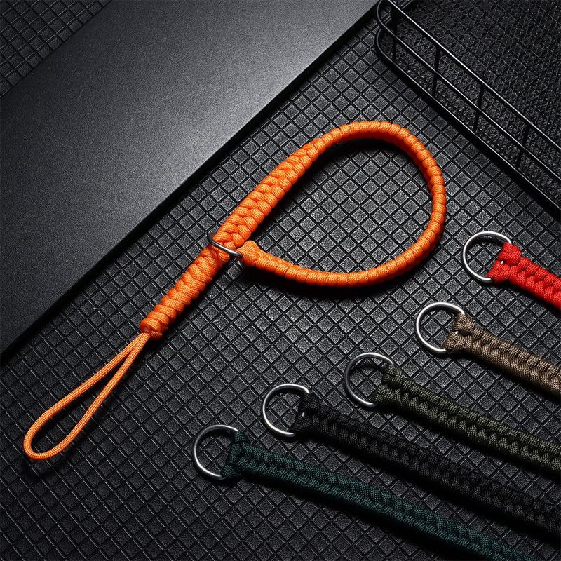 Camera Strap Rope Wrist Climbing Hand Cameras Mini Nylon Paracord Bracelet Grip Adjustable Vintage Braided Ropes Neck_voghion.com