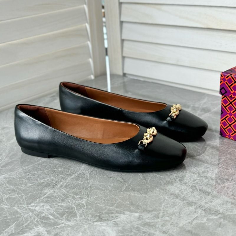 2025 neue Stil Elegante frauen Flachen Mund Runde Zehe Slip-Auf Echtem Einzelnen OL Arbeit Schwarz Leder Schuhe_voghion.com