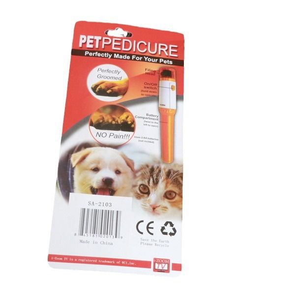 Elektrischer Krallenschleifer für die Pediküre von Haustieren, Haustierschleifer, Nagelschneider für Katzen und Hunde_voghion.com