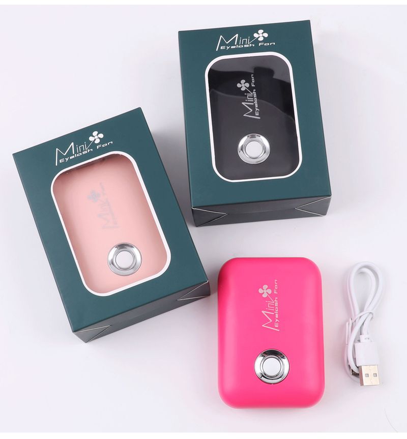 Mini-Wimpernverlängerungs-Trockner-Ventilator – Handgerät mit Ständer – Per USB wiederaufladbarer Wimpernföhn für die Wimperntransplantation – Schnelltrocknend, tragbar – Profi-/Heimgebrauch_voghion.com