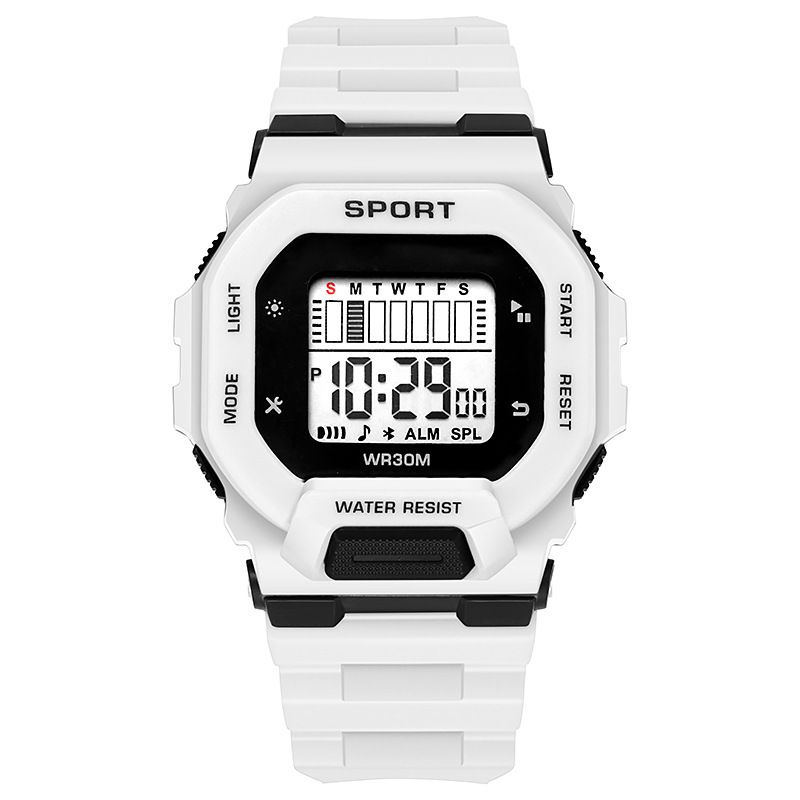 New Multifunctional Large Dial Fashion Simple Elegant Sports Waterproof Square Children's Electronic Watch_voghion.com