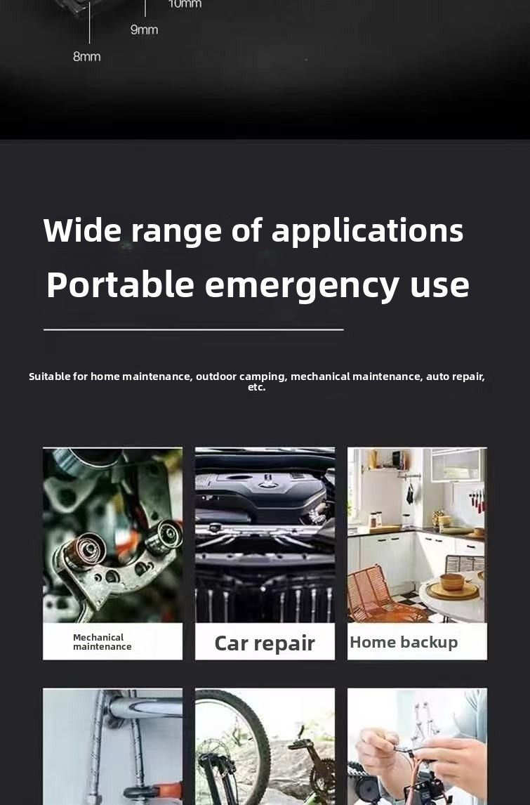 DeGong – Ensemble de tournevis multi-usages 16 en 1, clés hexagonales, petits outils pour la réparation automobile_voghion.com