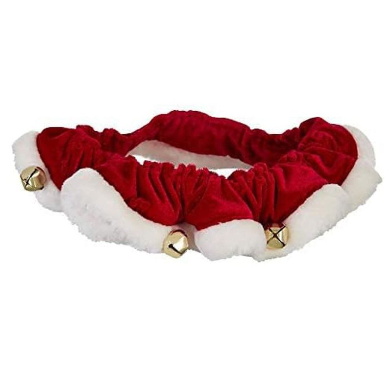 Haustier-Kleiderständer, Weihnachtskleid für kleine Hunde, Weihnachtshund mit Glockendekorationen, Weihnachts-Halskleid für Hunde, geeignet für_voghion.com