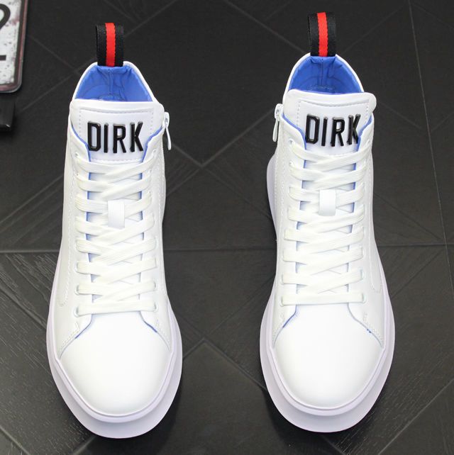 Buty męskie, buty codzienne, buty na cztery pory roku, modne buty, lakierowana skóra, jasne skórzane trampki, buty codzienne dla chłopców za kostkę_voghion.com