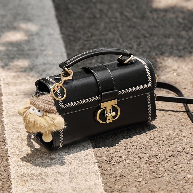 Niche Genuine Leather Women's Crossbody Ladies' Shoulder Summer Autumn Commuting Cowhide Cambridge Bag_voghion.com