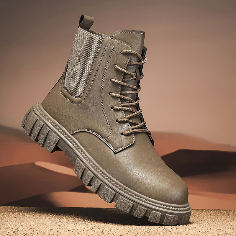 Nei High Top Martin Stiwwelen, fashionable trendy Schong, Outdoor Aarbechtskleedung, villsäiteg Häre Schong_voghion.com