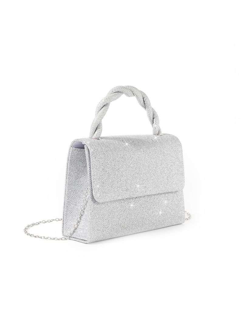 New Handheld Evening Dress Bag Mini Niche Fine Shiny Piece Handheld Banquet Diagonal Cross Banquet Bag_voghion.com