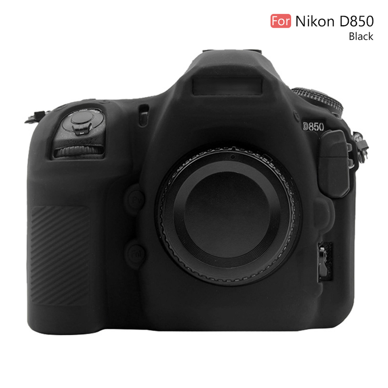 Kamera Taschen Weiche Silikon DSLR Kamera Fall Abdeckung Schutz Schwarz Gelb Rot Camouflage Für Nikon D850 Digitale SLR Kamera_voghion.com