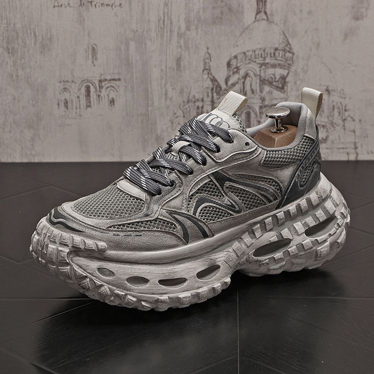 Retro Herren Ins Dad Schuhe dicke Sohle lässig trendige Herren vielseitige alte Stil Reifensohle Jugendmode Herrenschuhe_voghion.com