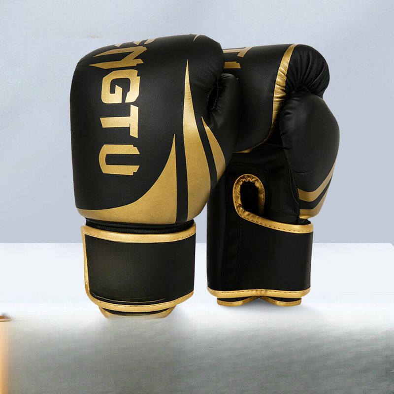 Boxhandschuhe fir Erwuessener Schutzausrüstung, räissbeständeg PU-Boxhandschuhe aus Gummi, bannenzeg Boxhandschuhe_voghion.com