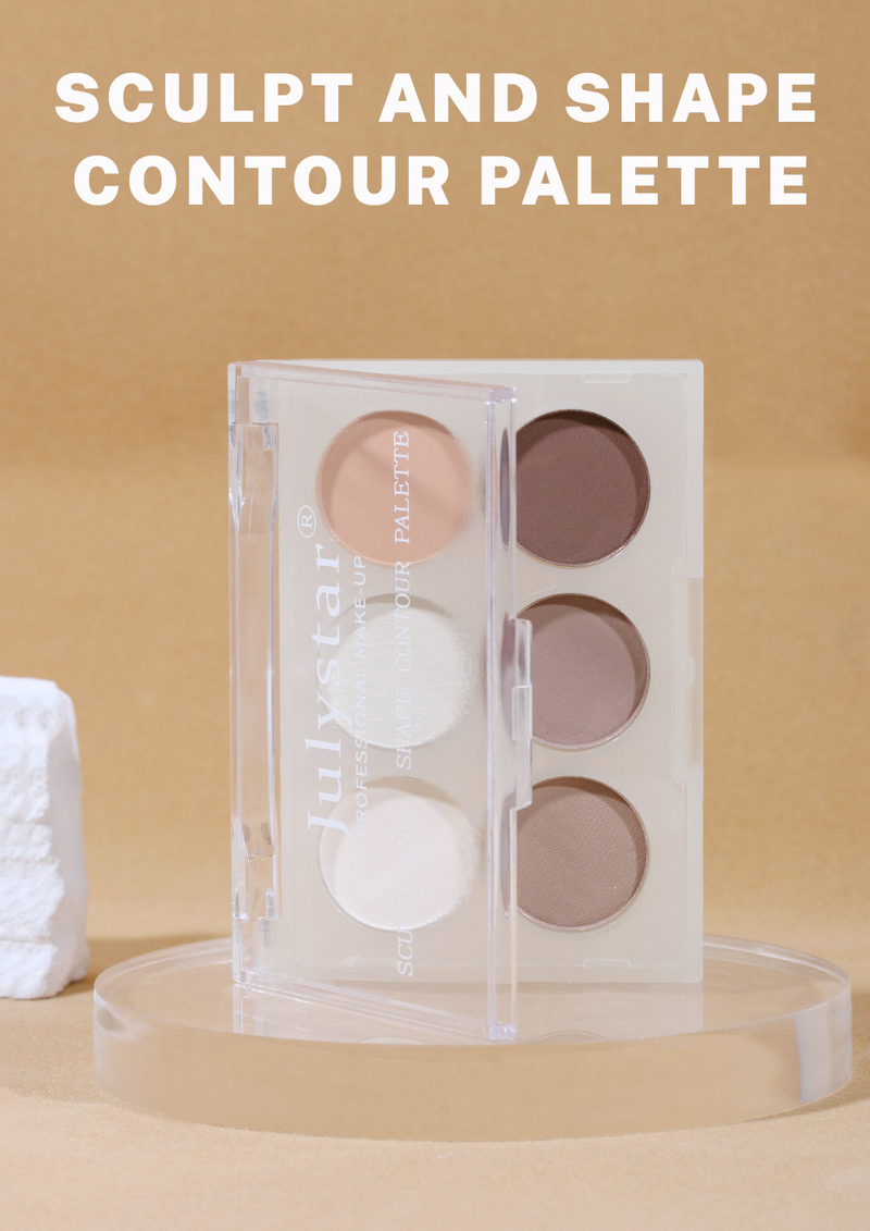 Bronceadores e iluminadores Belleza Maquillaje Rostro Iluminador natural Tridimensional Seis colores Contorno Larga duración Resistente al agua y al sudor_voghion.com