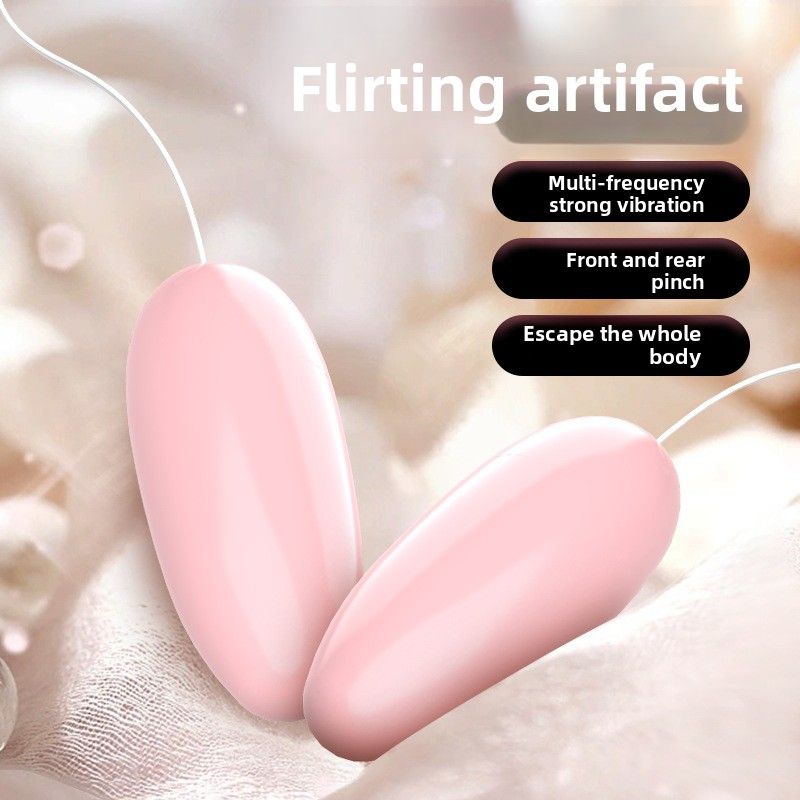 Vibromasseur vaginal silencieux à insertion directe à double œuf, jouet sexuel pour femme adulte_voghion.com
