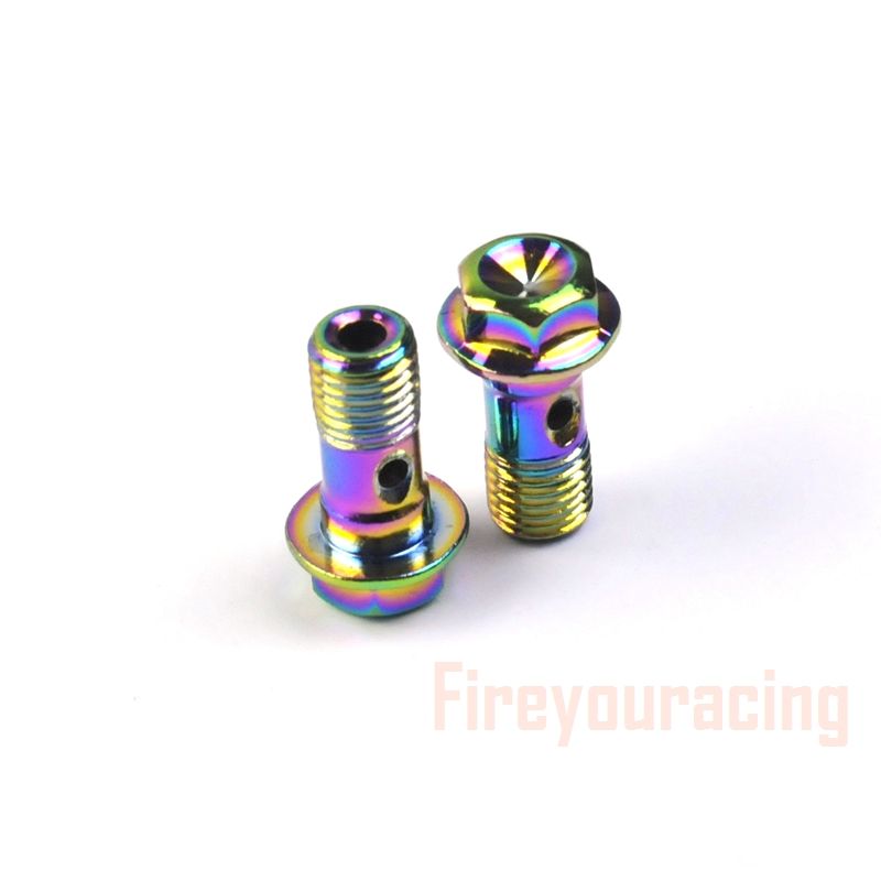 Fireyouracing Motorcycle Brake Hose Hydraulic Clutch Pump Master Cyder Banjo Screw Oil Output Bolts Nuts M10 Colorfuls_voghion.com
