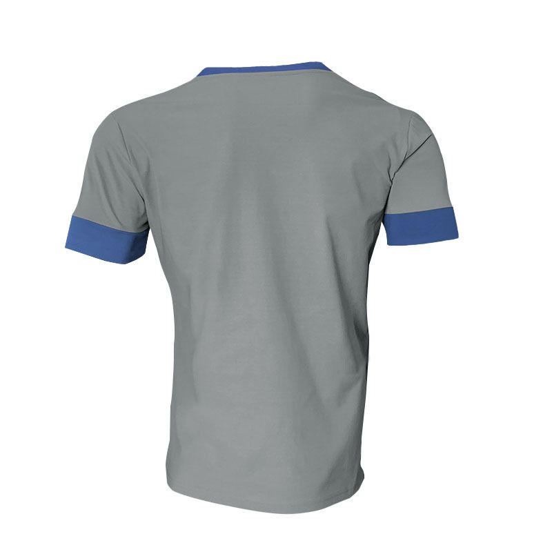 Instagram 2024 Saldi Estivi Maglietta Casual da Uomo a Maniche Corte con Scollo a V e Grandi Righe_voghion.com