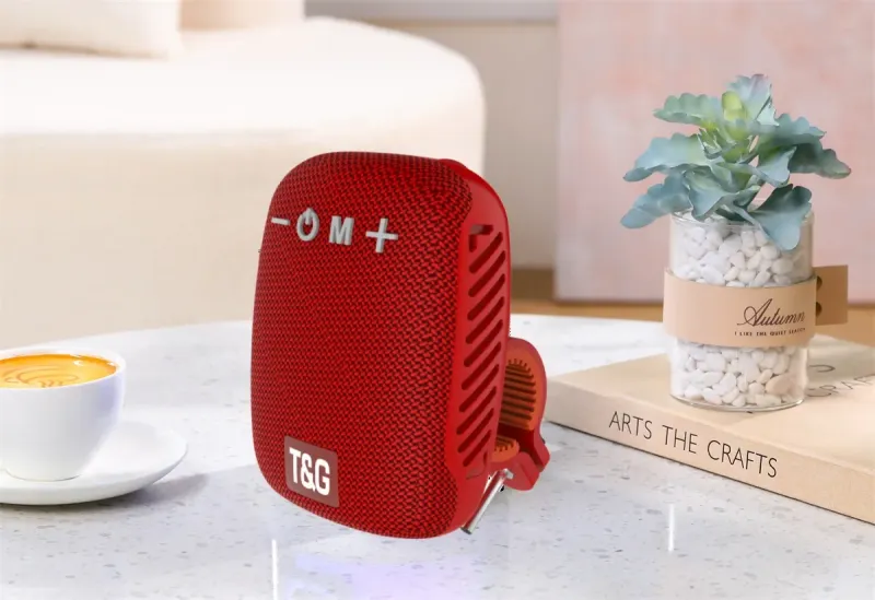 Udendørs cykel TG392 Bærbar Bluetooth-højttaler TWS Trådløs Mini Bas FM Radio Soundbar Boombox Ridning Musik Afspil højttaler_voghion.com