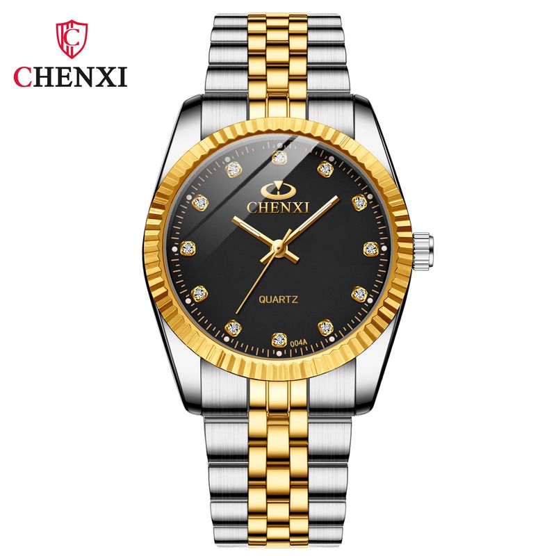 CHENXI Dawn Brand Quartz 004A Women's Watch Couple Watches Gold_voghion.com