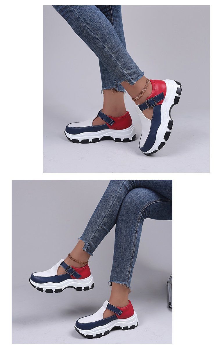 Large size casual single shoes female spring and autumn new explosive sports single shoes_voghion.com