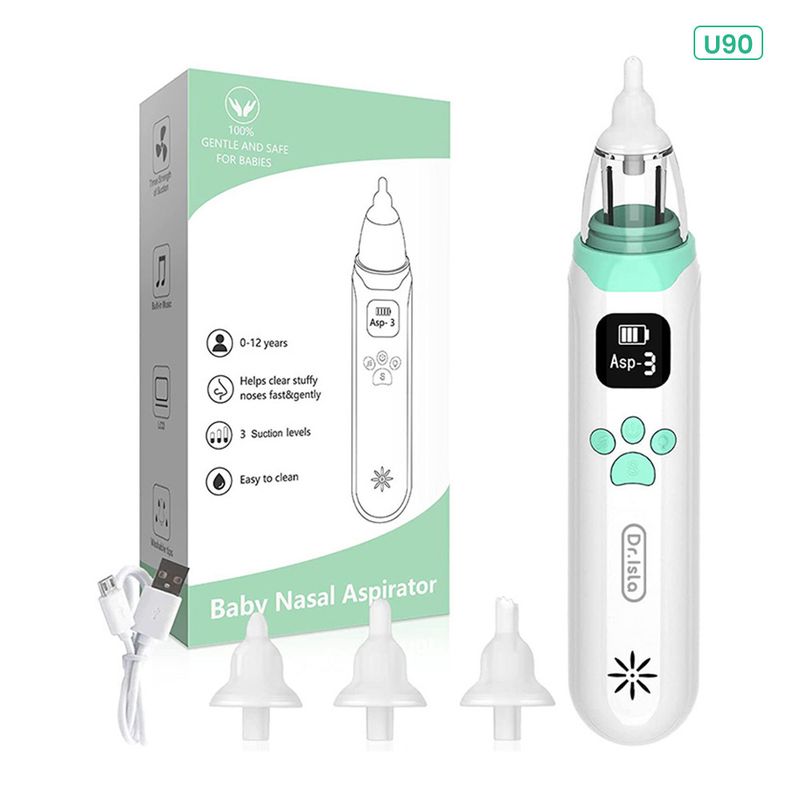 Dr.isla Baby Nose Cleaner Silikonowy Regulowany Ssący Elektryczny Aspirator Do Nosa Dla Dzieci Bezpieczeństwo Wygodny Niski Poziom Hałasu_voghion.com