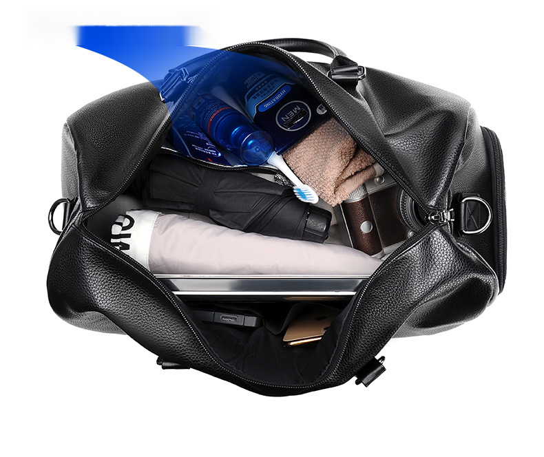 Neue Reisetasche mit Trocken-Nass-Trennung, Übungs-Yogatasche, separatem Schuhfach, Fitnesstasche mit großem Fassungsvermögen_voghion.com