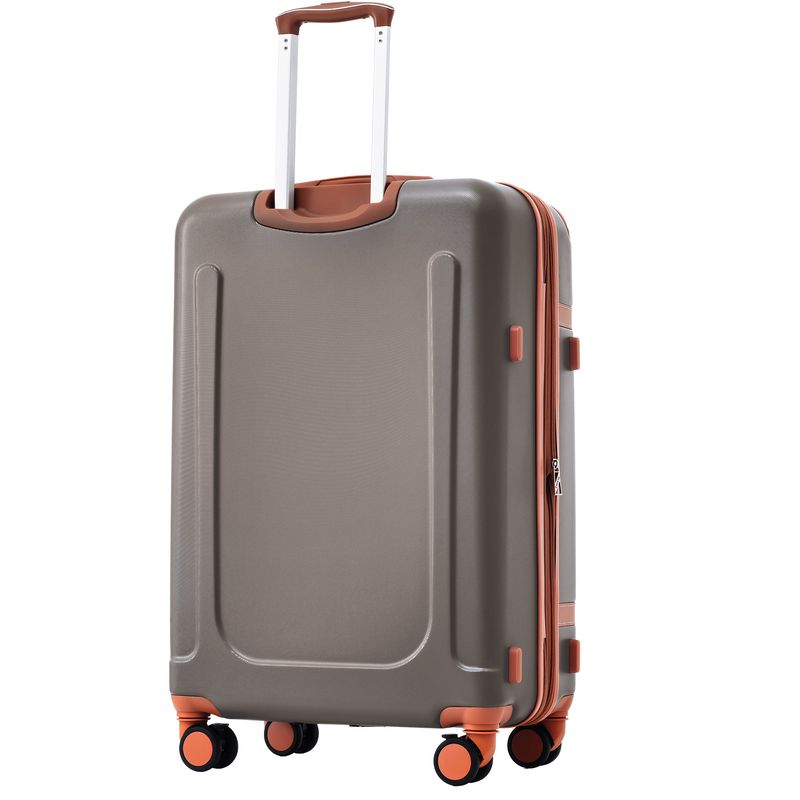 Hartschalen-Kofferset, 4 Rollen, ABS-Material, Mit TSA-Zahlenschloss_voghion.com
