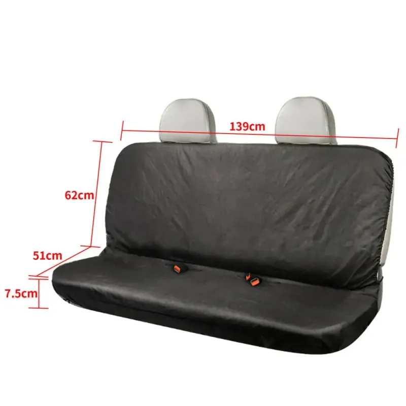 1pc Auto Rücksitz Schutzmatte Wasserdicht Schwarz Haustier Hund Reise Tragbare Abdeckung Sicherheit Träger Für Hunde_voghion.com