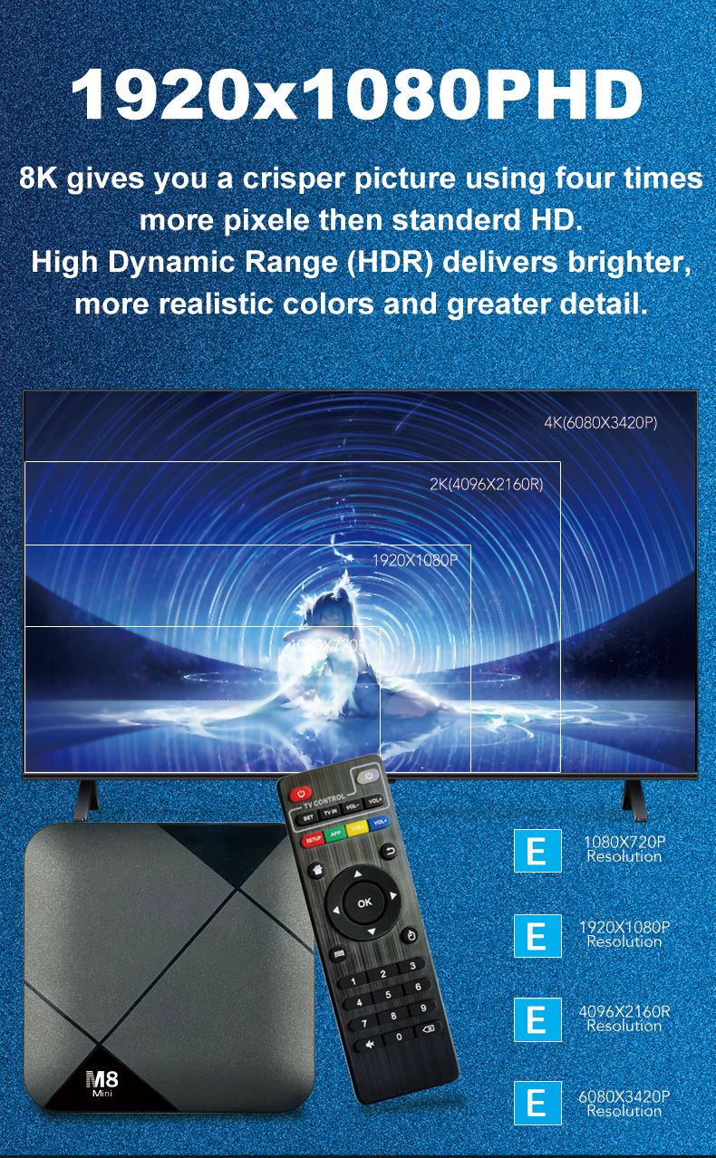 Consola de juegos M8 MINI TV doméstica HDMI caja mágica nostálgica U Bao 4K arcade 1W+_voghion.com