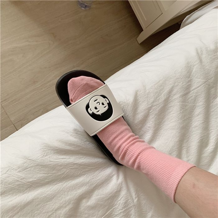 Thin Strip Ins Hong Kong Style Trendy Flats Slippers_voghion.com