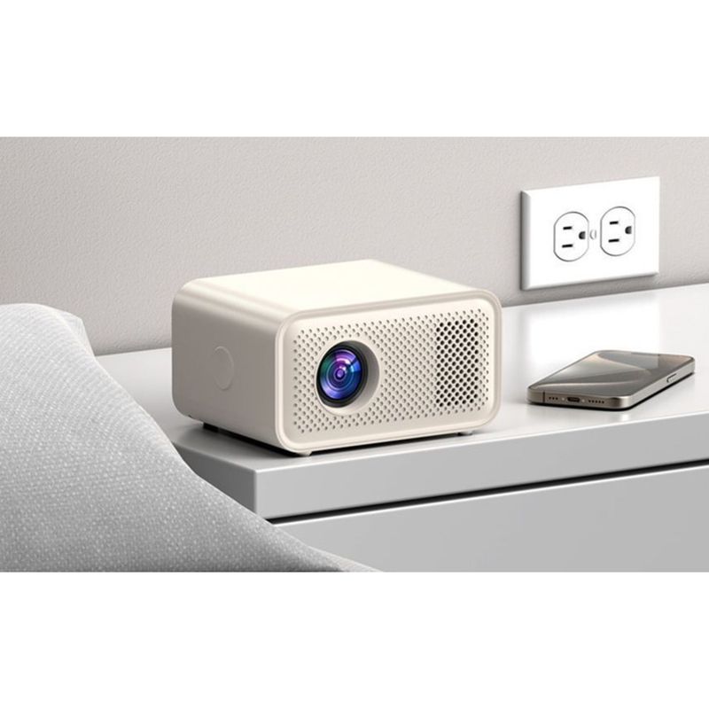 2025 New Ultra HD For Home Bedroom Family Theater 5G Mobile Screen Casting Student Dormitory Projector_voghion.com