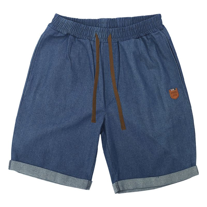 Short d'été décontracté pour homme, entièrement en coton, de qualité imbattable, capri de sport imprimé tendance, grande taille_voghion.com