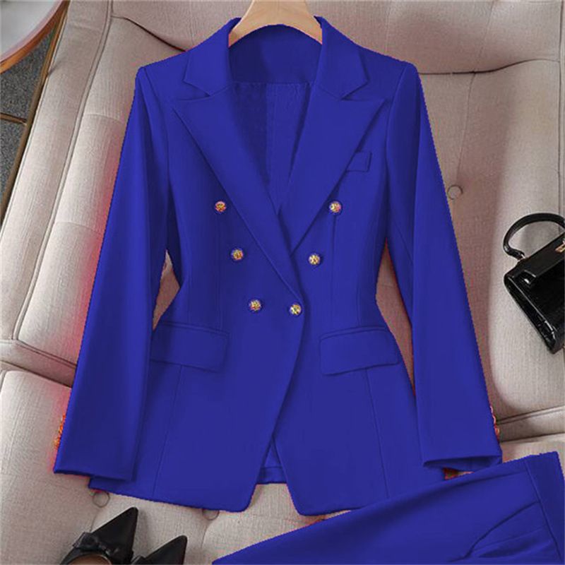 Women's Clothing Spring Red Suit Jacket Women's New Professional Temperament Commuter Small Fashion Suit Set_voghion.com