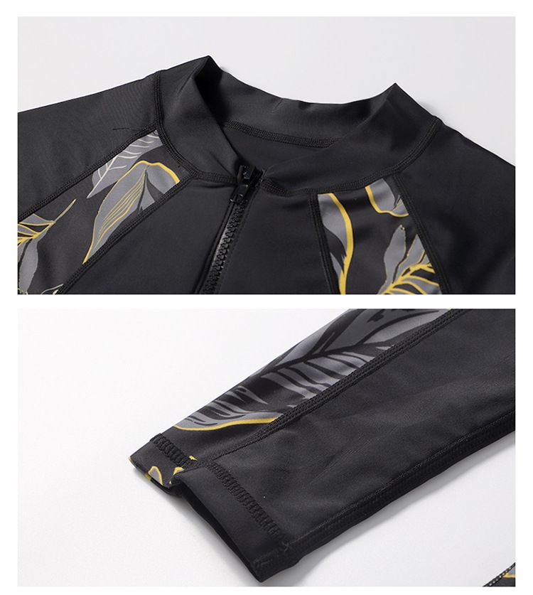 Familienkleidung Familien-Sonnenschutz-Badeanzug, separater, großer, schmaler Surf-Neoprenanzug_voghion.com