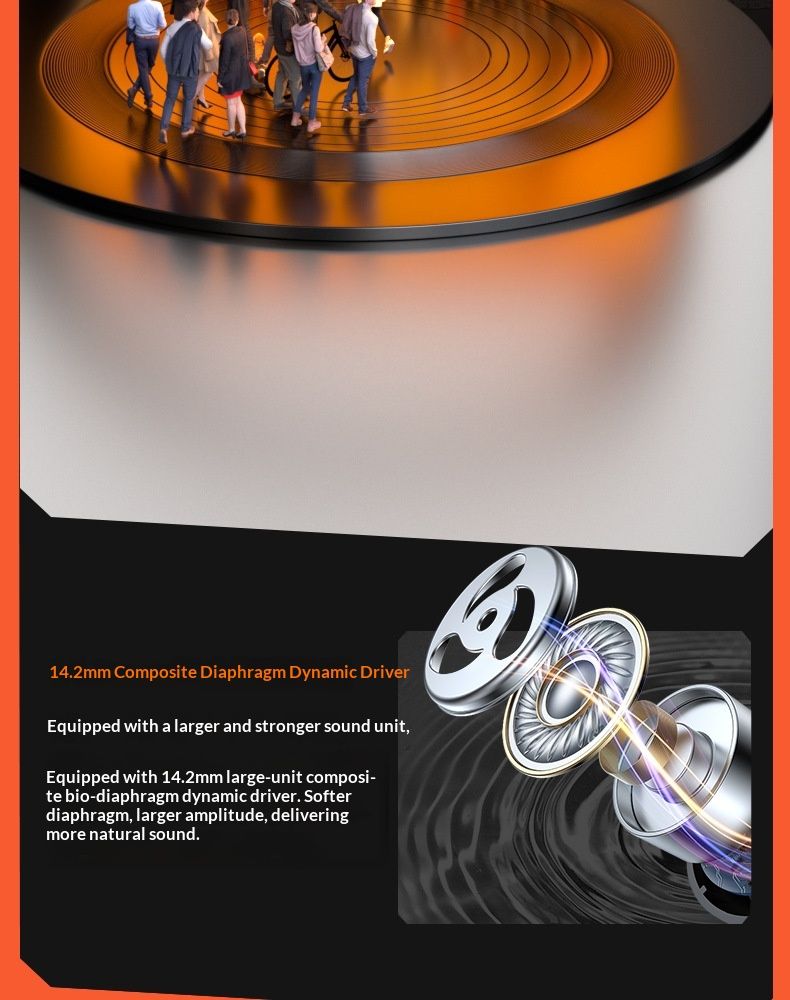 Free Shipping Huaqiangbei Over-Ear Bluetooth Wireless Noise Cancelling Open-Ear Non-In-Ear New Running Sports Headphones_voghion.com