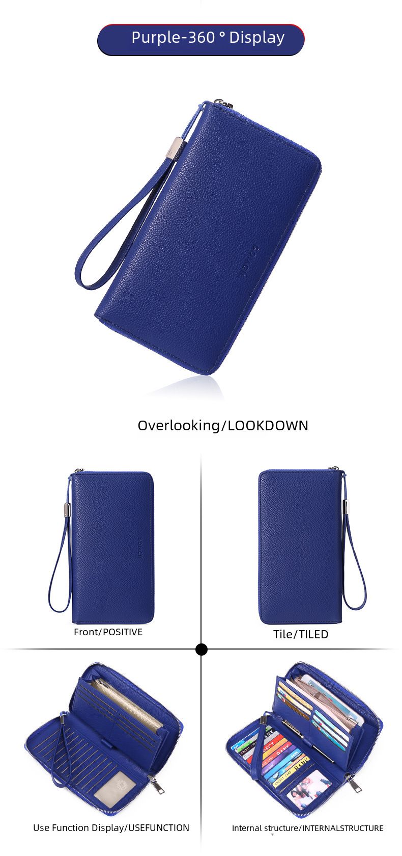 Women's Wallet, Men's Wallet, Rfid Anti-theft Brush, Pu Women's Wallet, Large-capacity Long Women's Multi-slot Wallet_voghion.com