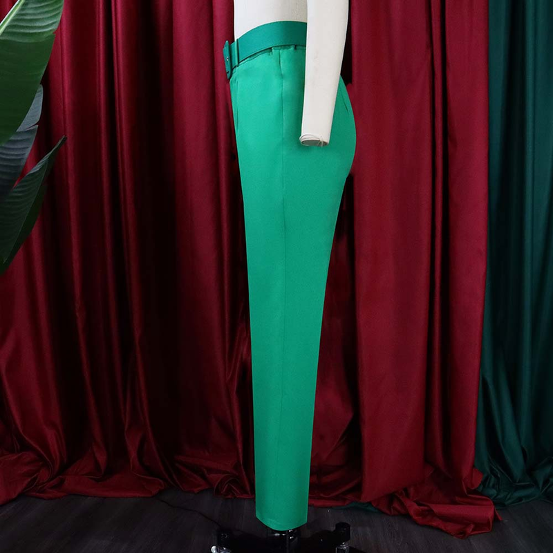 Freizeithose mit hoher Taille, Slim-Fit-Anzughose, Damenhose, Herbst-Berufshose_voghion.com