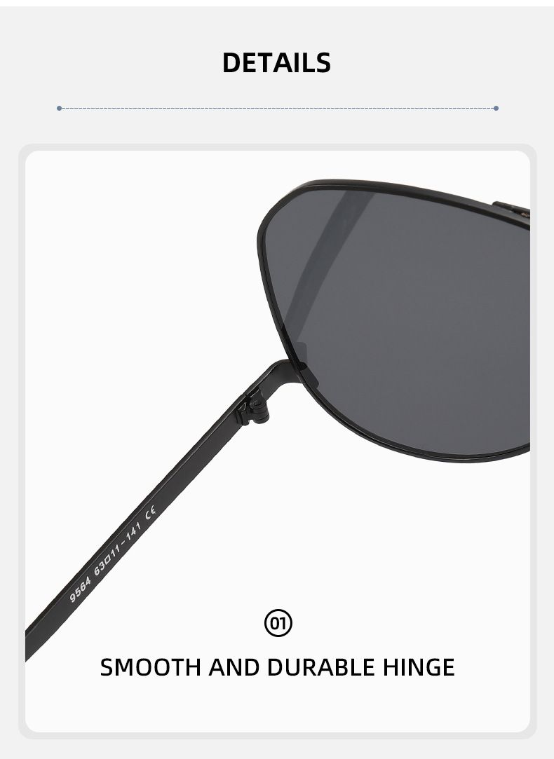 New Style Metal Frame Hollow Double Beam Low Foot Frog Mirror Sun Protection Sunshade Sunglasses E Commerce Sunglasses_voghion.com
