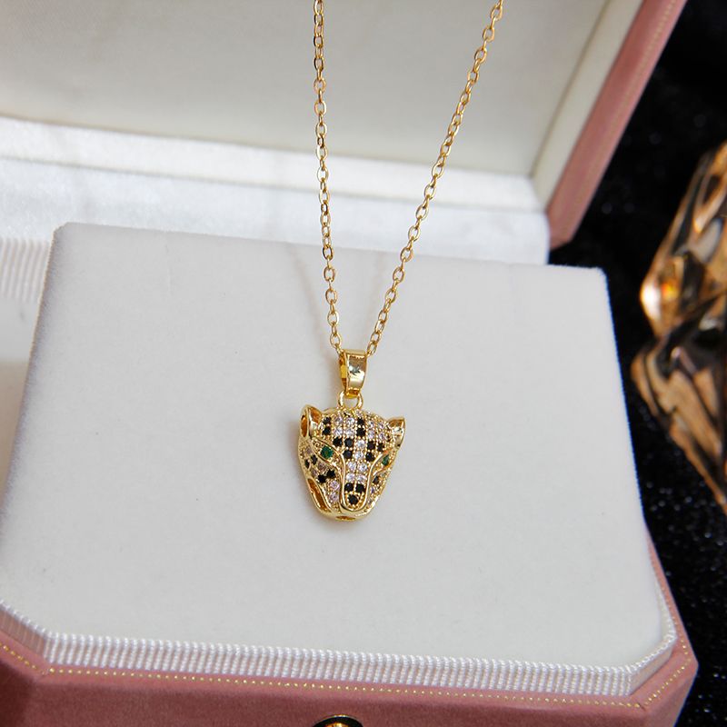 Ready Stock 2024 New Arrival Zircon Animal Adjustable for Women Delicate κοσμήματα Γαμήλια δαχτυλίδια Leopard Crystal_voghion.com