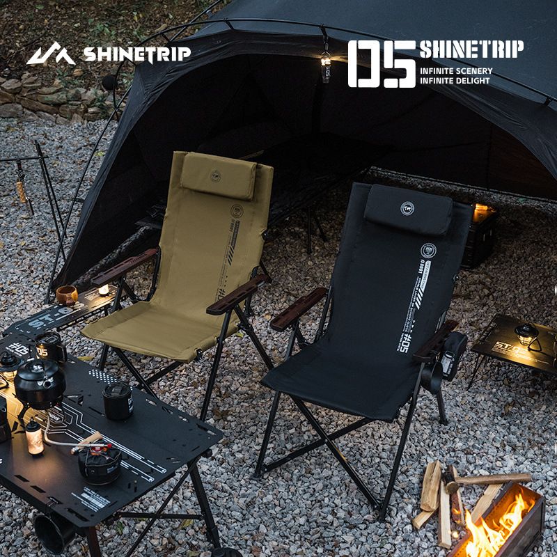 Sedia da campeggio pieghevole Shanqu Shinetraip05 Series, regolabile su quattro livelli, con supporto multi-punto, per esterni_voghion.com