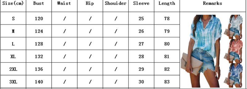 Pomladno-poletna nova ženska srajca s potiskom na gumbe_voghion.com