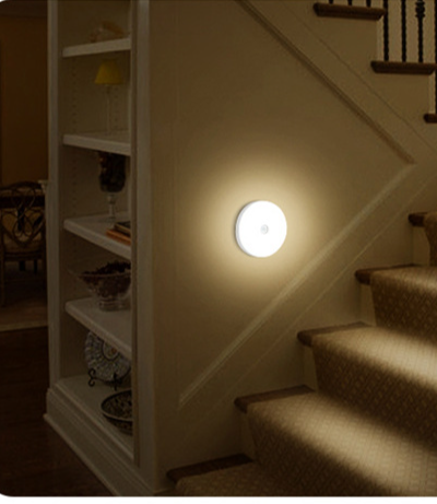 LED Smart Human Body Sensor Wardrobe Entrance Stair USB Rechargeable Night Light_voghion.com