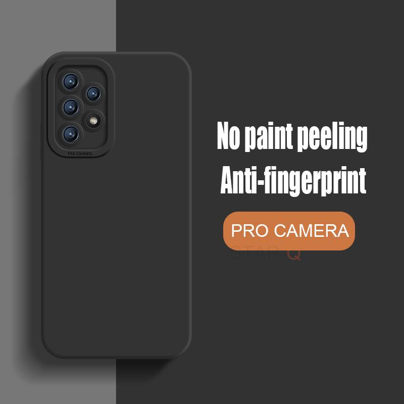 Kameraschutz Matte Silikonhülle für Samsung Galaxy A53 A13 A33 A52 A32 4g 5g A23 A73 A72 A52s 2022 Cover A 53 33 32 52 13_voghion.com